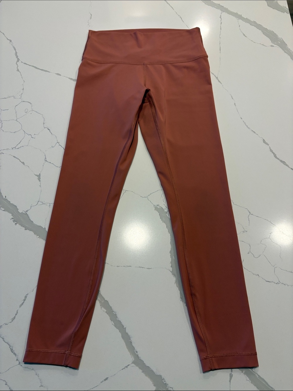 Lululemon Wunder Under High-Rise Leggings 28” ~ 6 ~ Brier Rose
